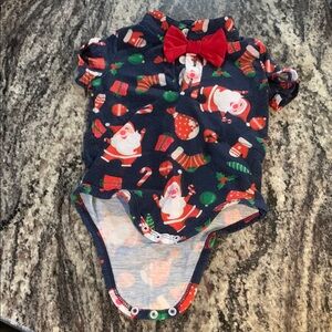 PatPat Festive Baby Onesie with Colorful Print
